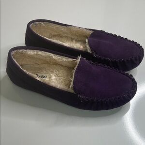 Floopi Lily Moccasins Purple Size 10